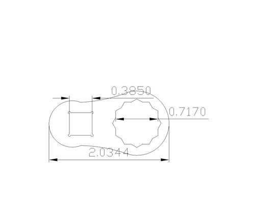Bulletproof 18mm torque adapter