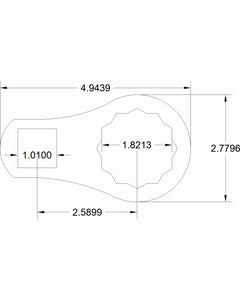 1 13/16 torque adapter drive selectable
