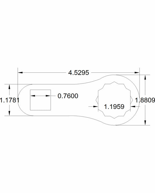 Bulletproof 1-3/16" Torque Adapter