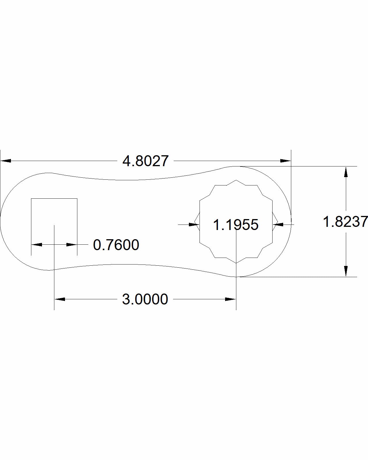 Bulletproof 1-3/16" Torque Adapter