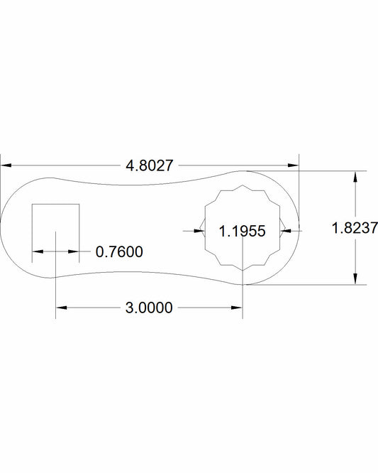 Bulletproof 1-3/16" Torque Adapter