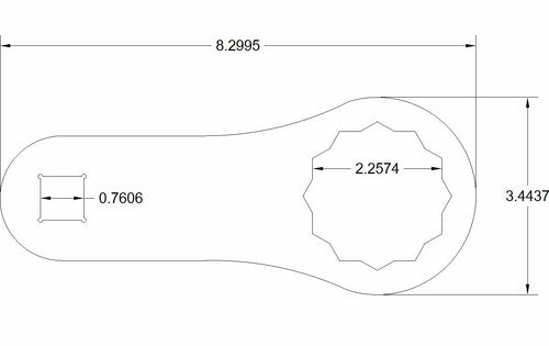 8.3 inch Extended 2 1/4