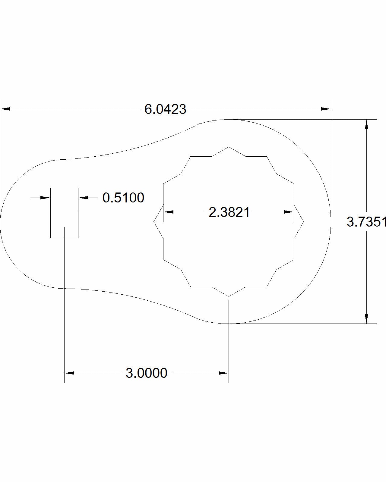 Bulletproof 2-3/8" Torque Adapter