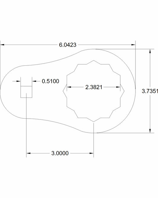 Bulletproof 2-3/8" Torque Adapter