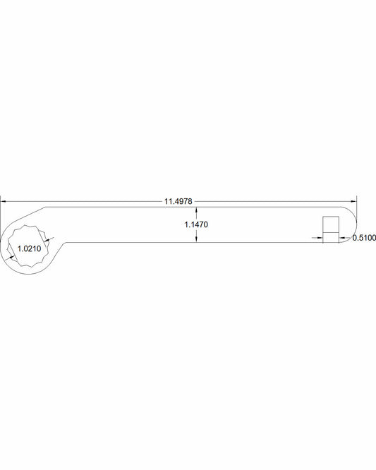 40-degree dog leg Bulletproof Dog Bone 30mm