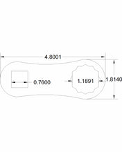Load image into Gallery viewer, Dog bone 30mm 3-inch center to center