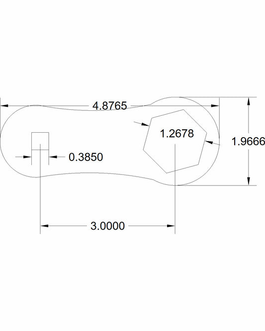 Built for performance, the Dog Bone wrench combines rugged durability with a distinctive, ergonomic design.  Shaped like a classic dog bone, this wrench offers a comfortable grip and enhanced control, making it perfect for tight spaces and everyday tasks.  
