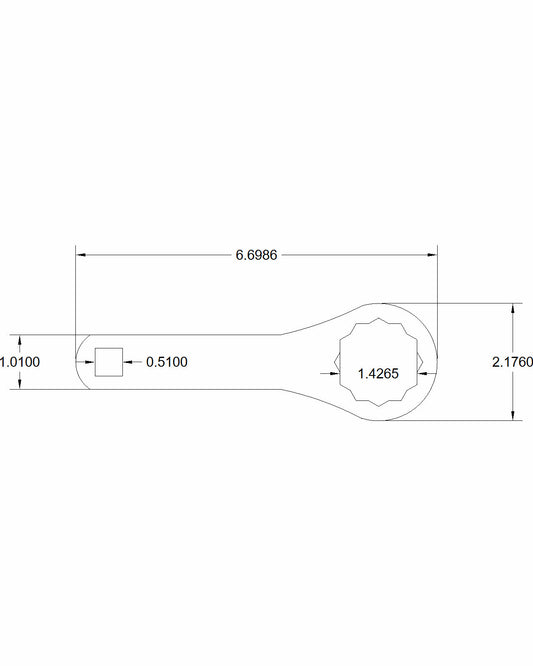 Dog bone 36mm 5in center to center