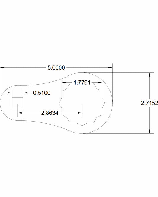 45mm Torque Adaptor 12-point