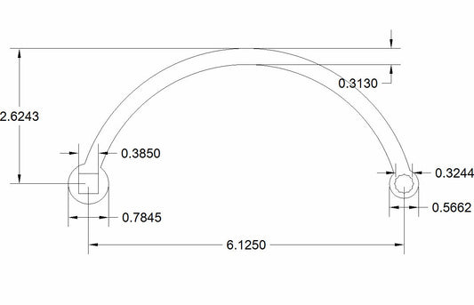 Dog Bone "Trinidad" Special 5/16" Rolls Royce