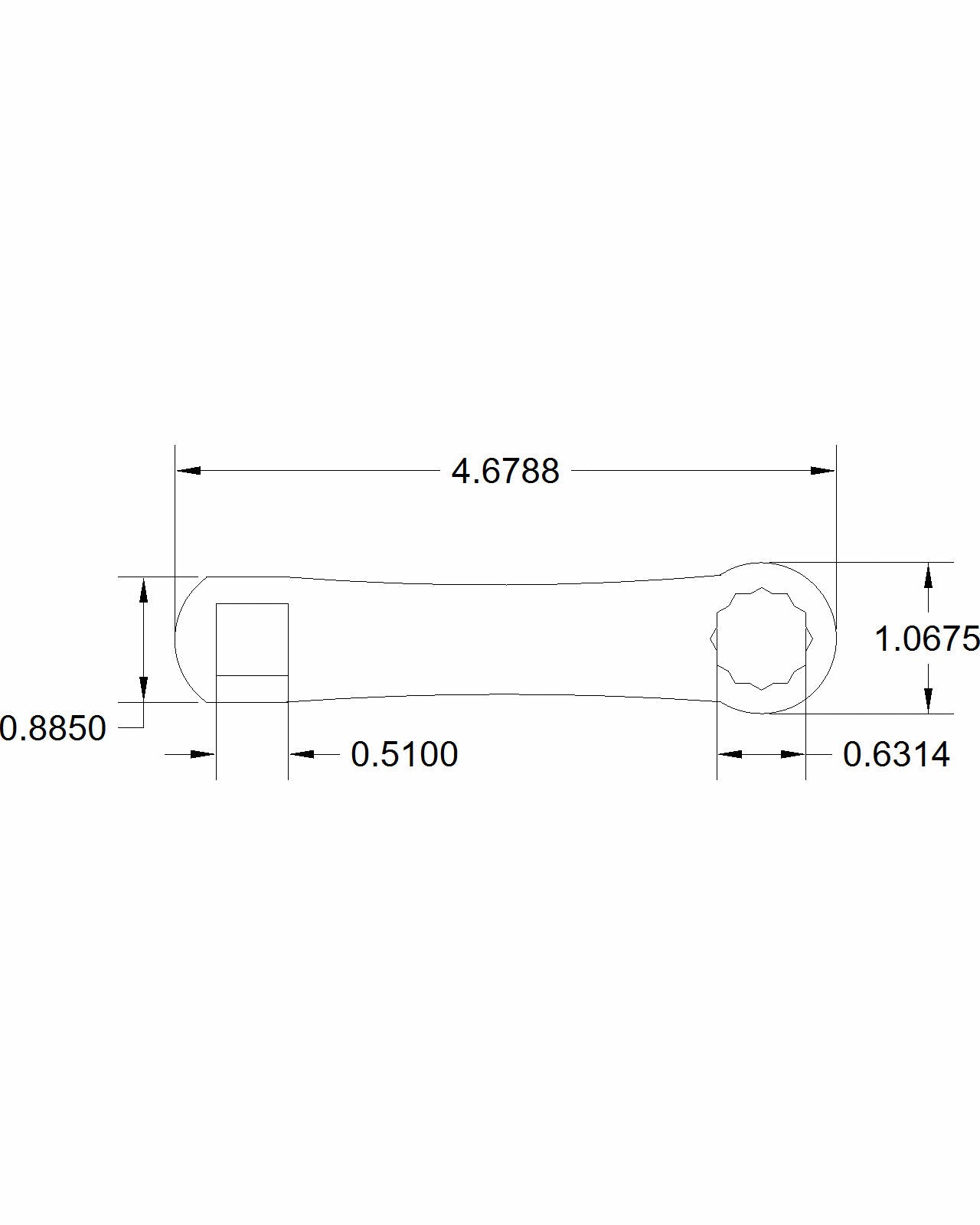 Built for performance, the Dog Bone wrench combines rugged durability with a distinctive, ergonomic design.  Shaped like a classic dog bone, this wrench offers a comfortable grip and enhanced control, making it perfect for tight spaces and everyday tasks.  