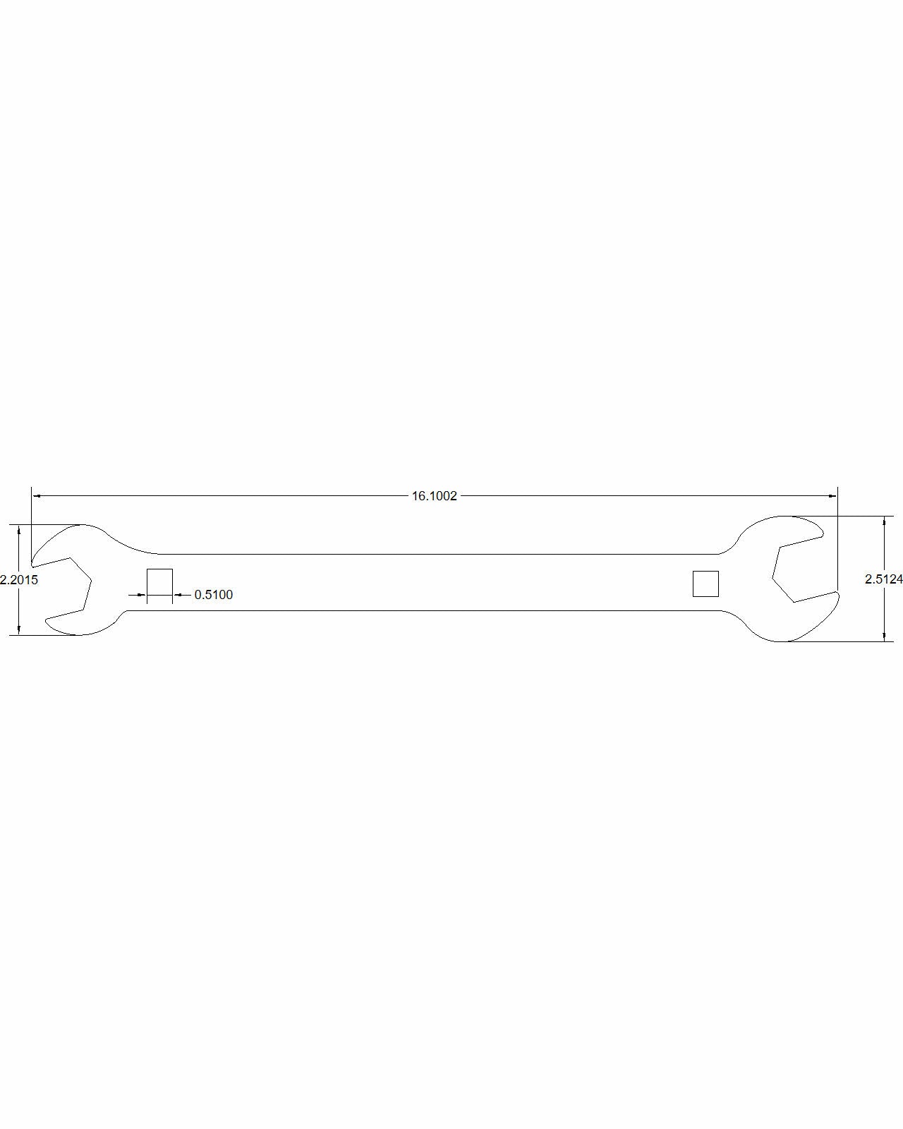 Hatland 2pc. set Double open end 1 1/16"+ 1 1/8" & 1 3/16"+ 1 1/4"