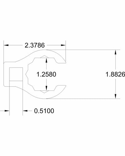 Bulletproof 1 1/4 flare nut tool