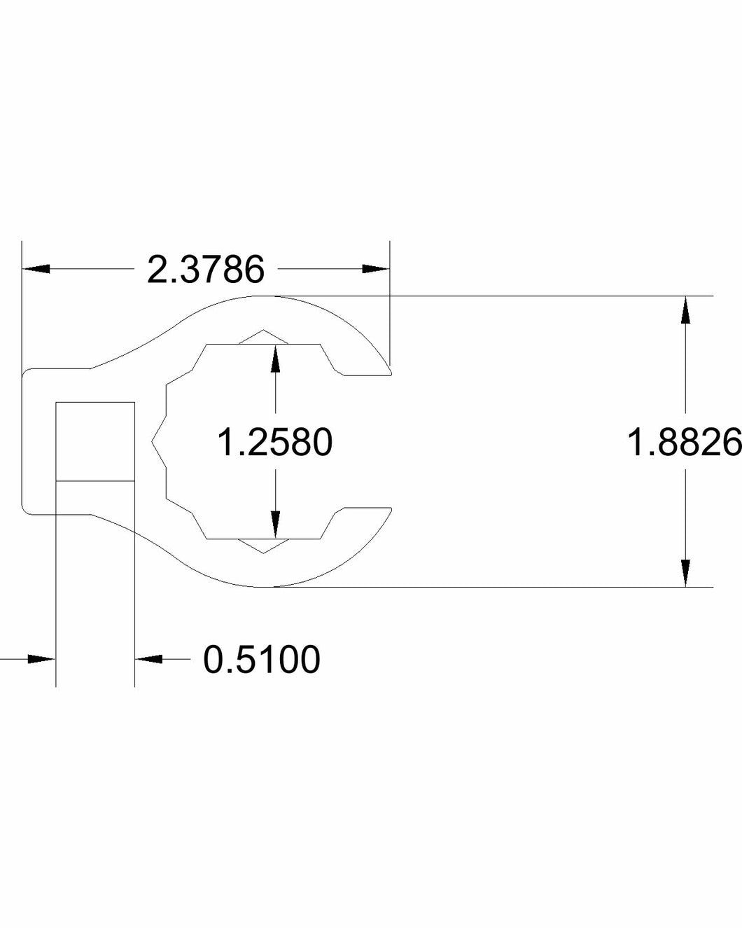 Bulletproof 1 1/4 flare nut tool