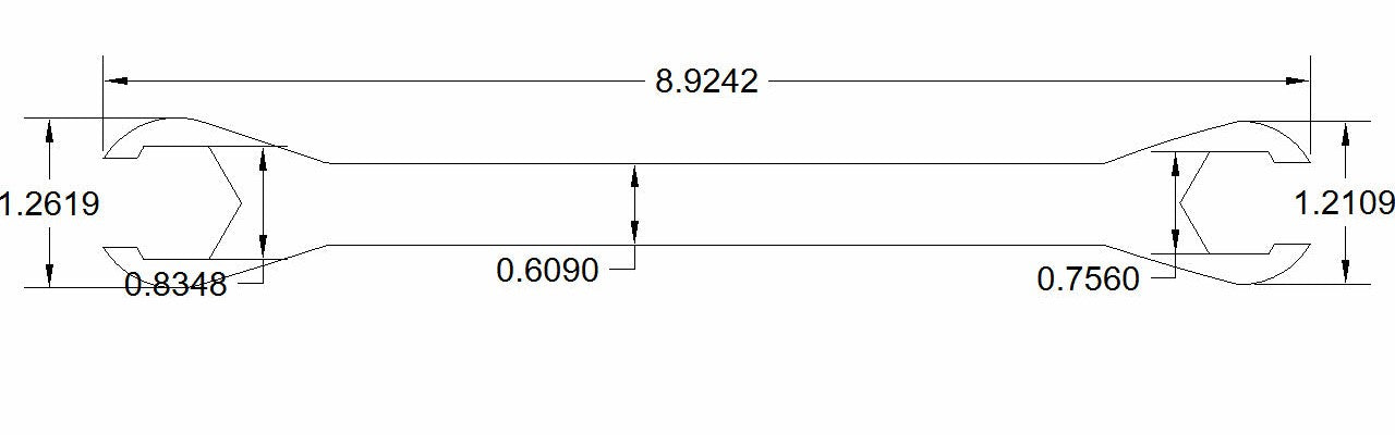 Bulletproof Flare Nut Line Wrench sizes 19mm and 21mm
