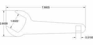 1 5/8 SAE line wrench single