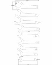 Load image into Gallery viewer, SAE line wrench 3/4-1 1/2 9pc.