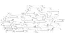 Load image into Gallery viewer, SAE line wrench 3/4- 2 1/2   1/2 inch drive