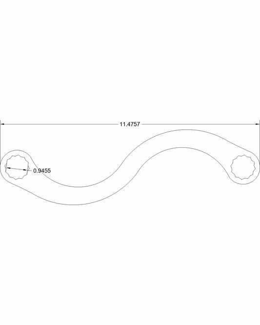 Bulletproof "S" Style Wrench 15/16"