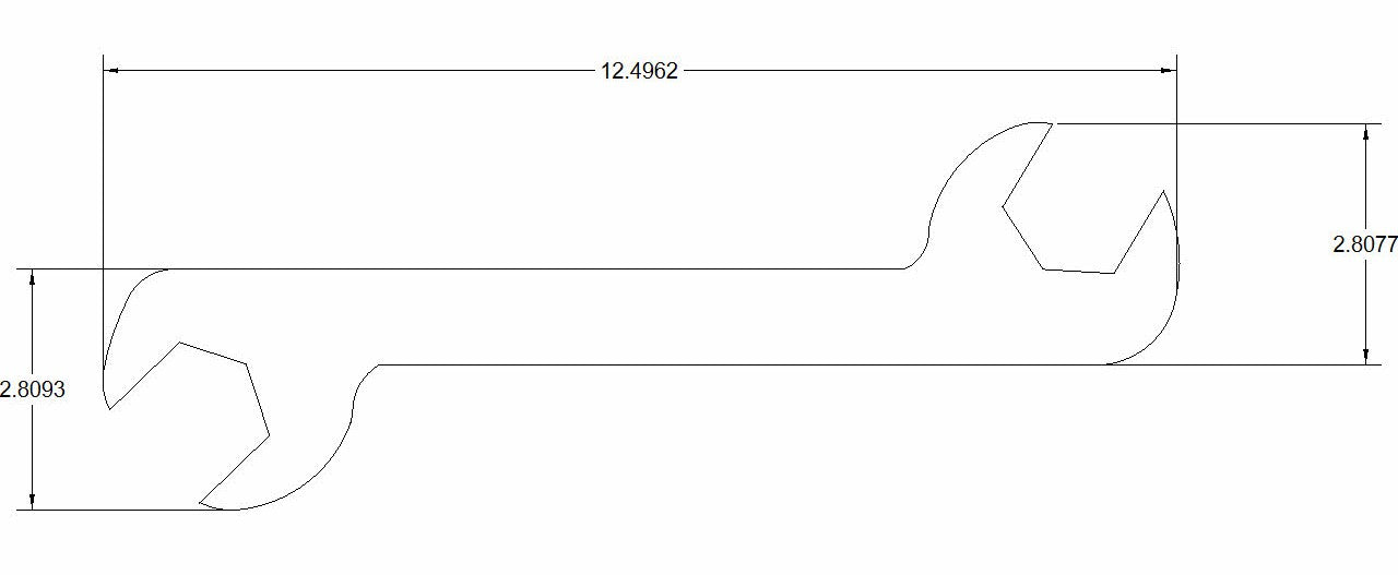 Bulletproof 1-1/2" Double Open-end with a 30-degree and 60-degree offset