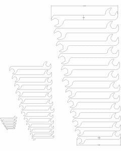 1/4-to-2-inch Double open end offset SAE 30/60 degree off sets