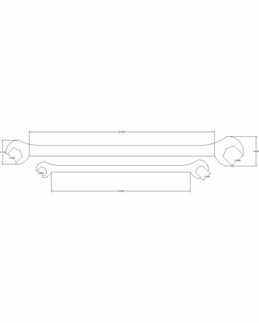 Switch Machine 2pc Set 45-degree open end double sided