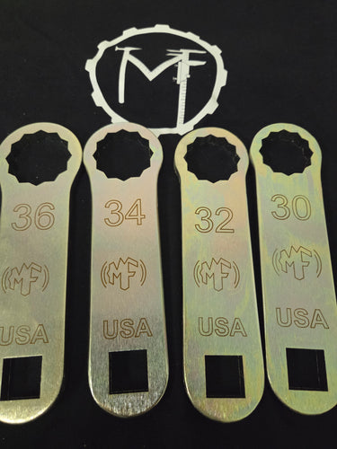 30mm 32mm 34mm 36mm dog bone set 5inch on center