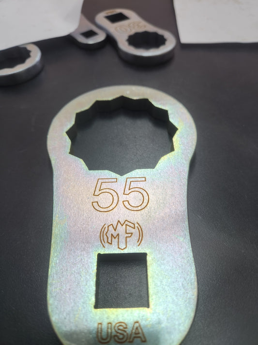 55 mm dog bone drive selectable