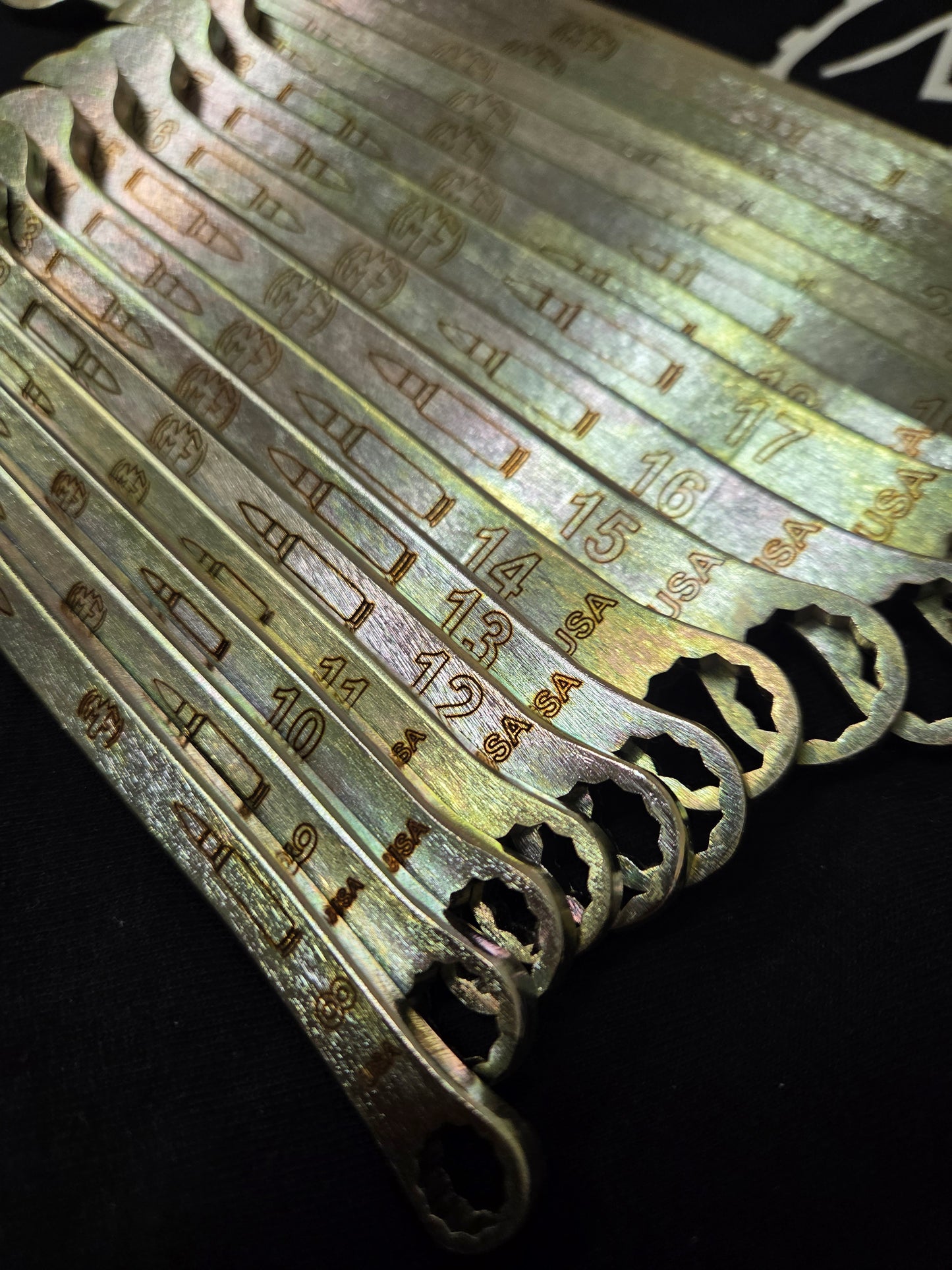 17pc set Modified Metric set 12point with sizes 19mm-24mm with an extended reach