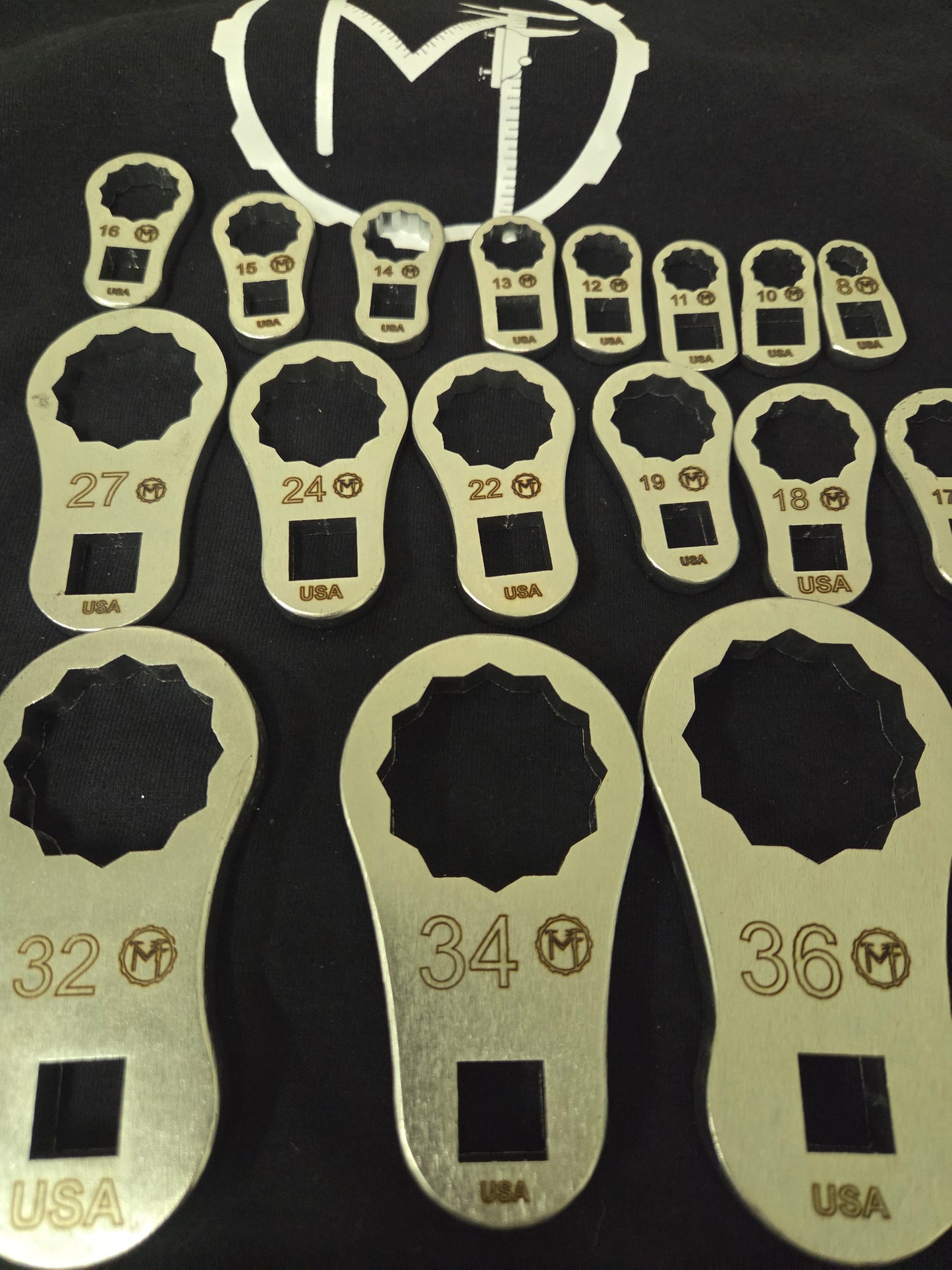 18pc set "Zellner" Special Dog Bone 1/4" Thick