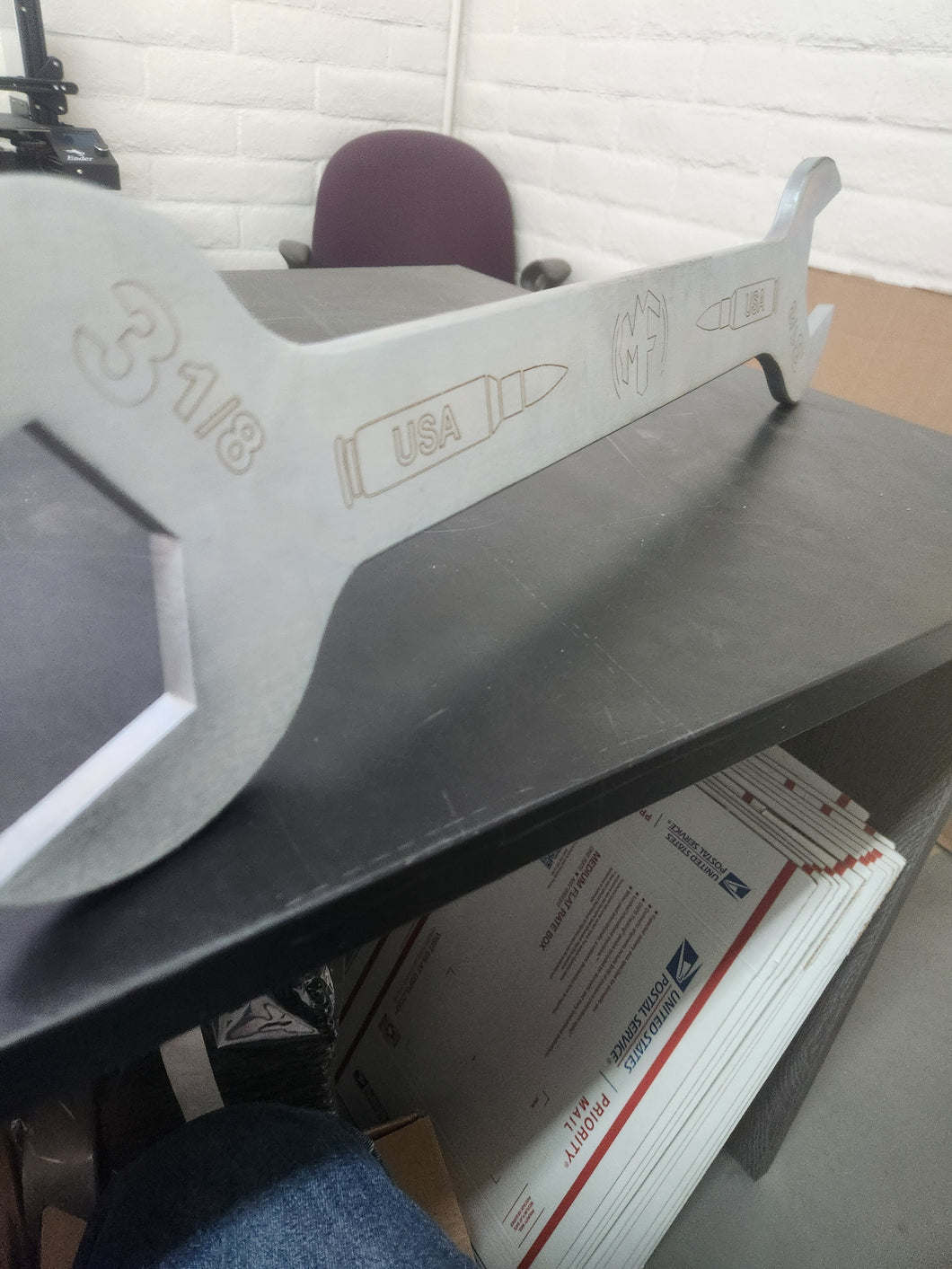 3 1/8 double open end  wrench