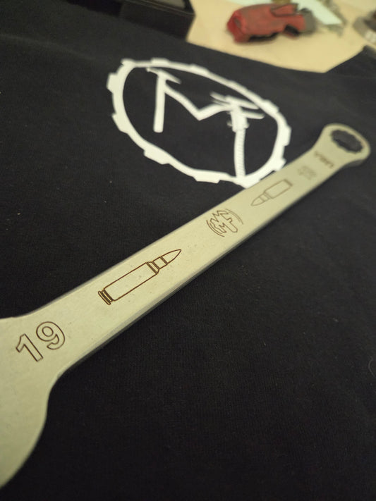 19mm single combo wrench