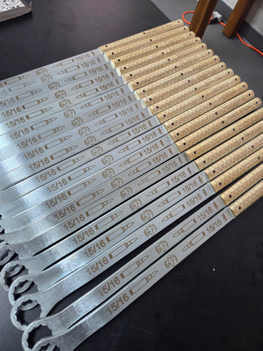Brass Handled tools select your sizes up to 1.25 and 32mm