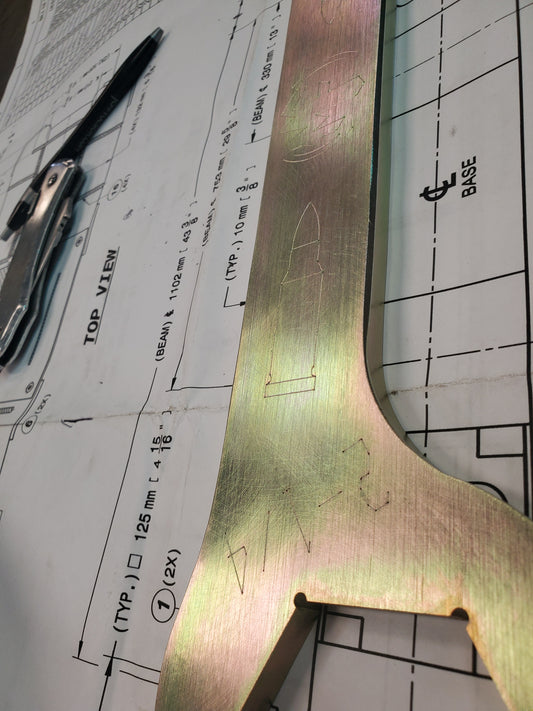 Bulletproof 2 1/4-inch double open-end wrench